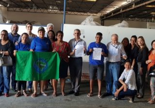 Sebrae-ES e Associação de Catadores firmam parceria para a coleta seletiva direta de materiais recicláveis na Instituição