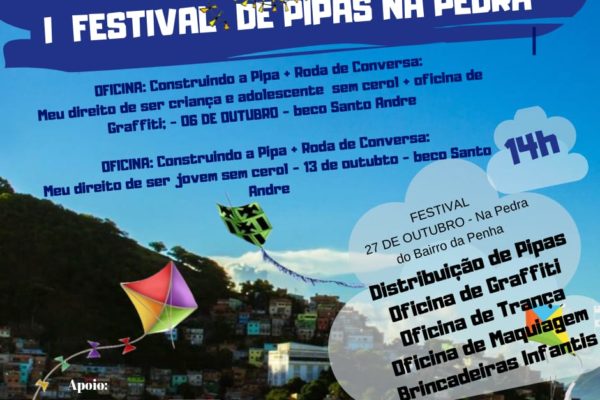 Festival de Pipas debate Direitos das Crianças e Adolescentes do Território do Bem